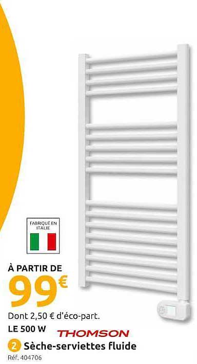 sèche-serviettes fluide thomson