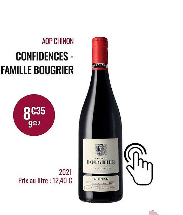 aop chinon confidences - famille bougrier