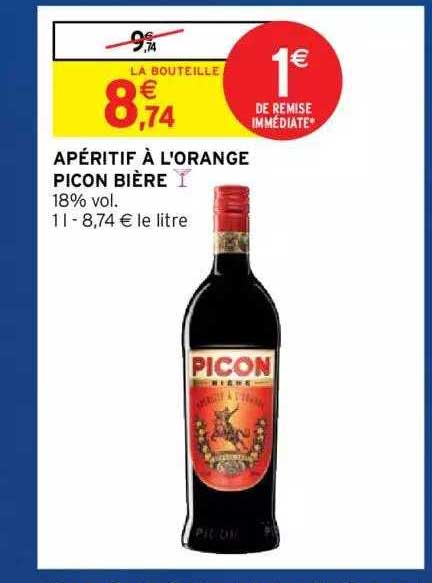 apéritif à l'orange picon bière