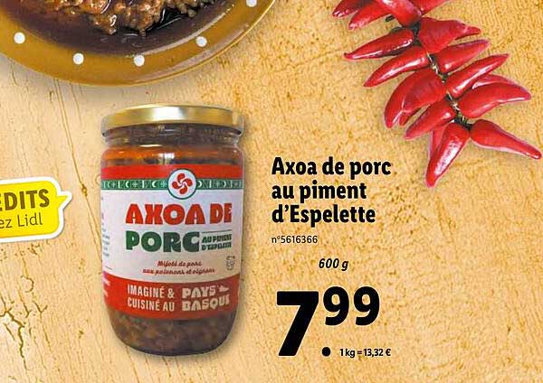 axoa de porc au piment d'espelette