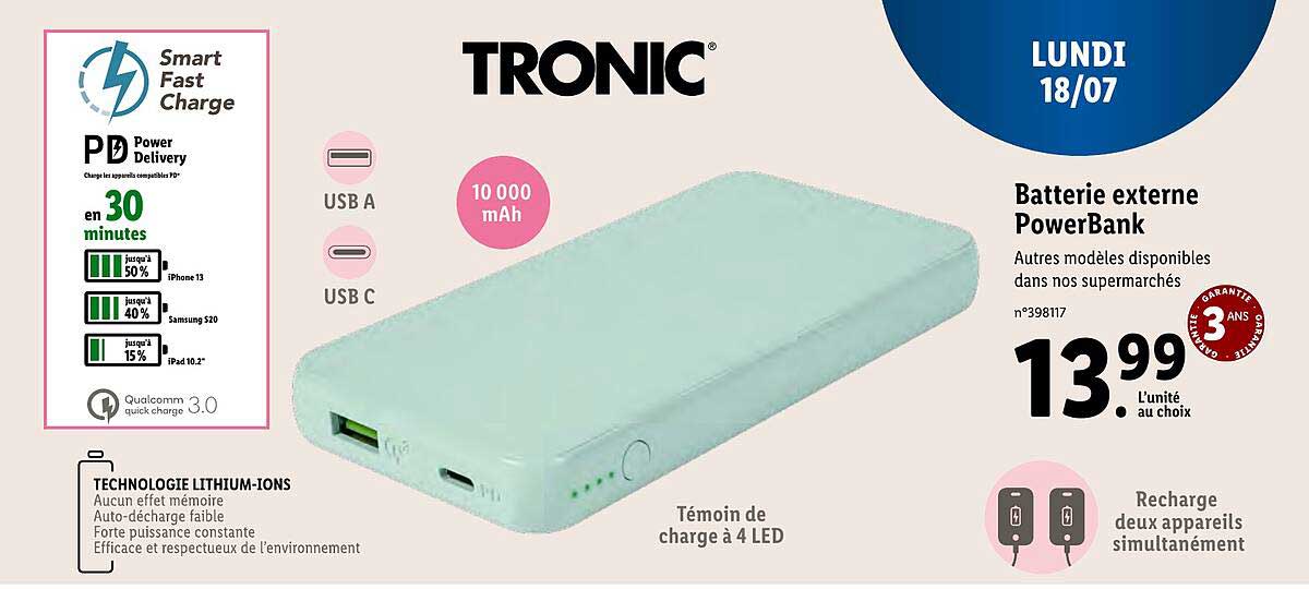 Batterie Externe PowerBank