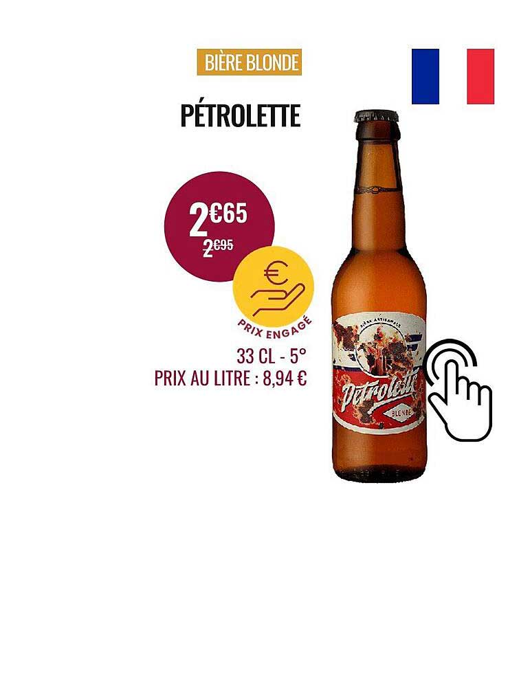 bière blonde pétrolette