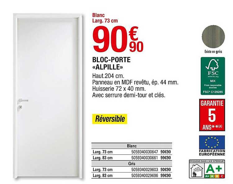 bloc-porte «alpille»