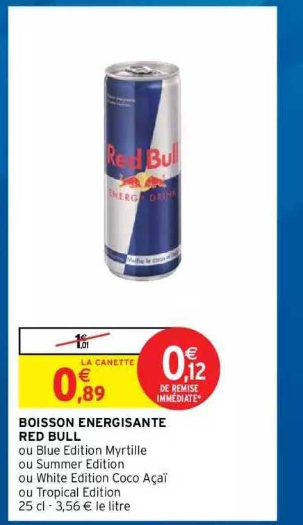 boisson energisante red bull
