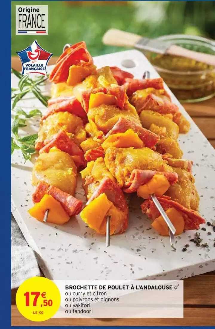 brochette de poulet à l'andalouse