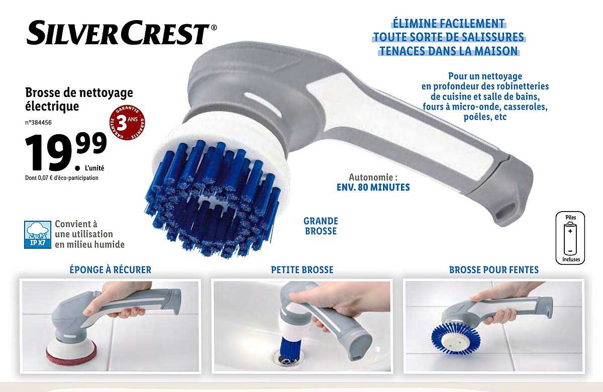 Brosse De Nettoyage électrique Silver Crest