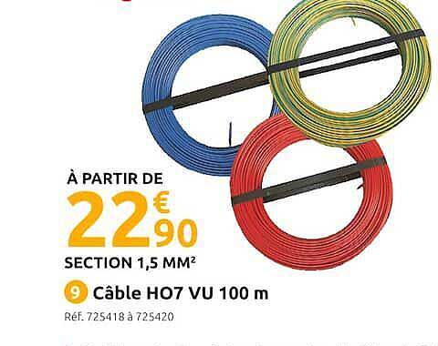 câble ho7 vu 100 m