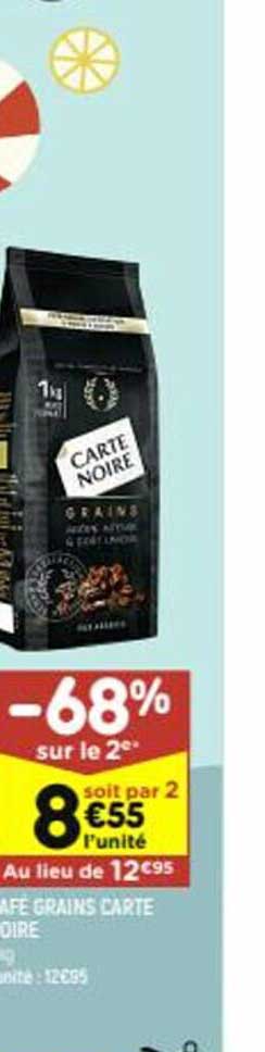 Café Grains Carte Noire