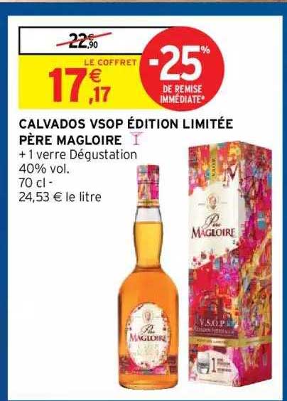 calvados vsop édition limitée père magloire