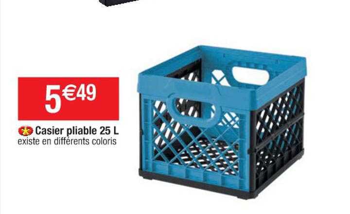 casier pliables 25 l