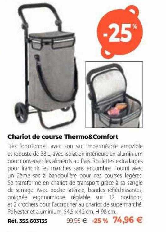 chariot de course thermo & comfort