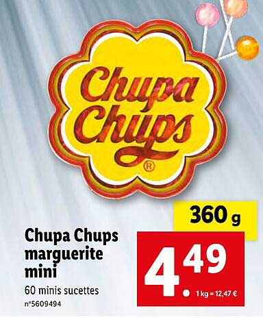 chupa chups marguerite mini