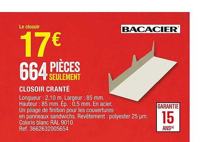 closoire cranté bacacier