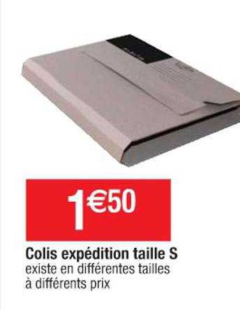 colis expédition taille s