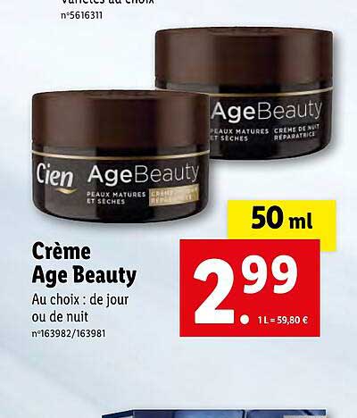 Crème Age Beauty Cien