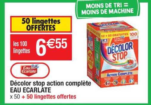 décolor stop action complète eau écarlate