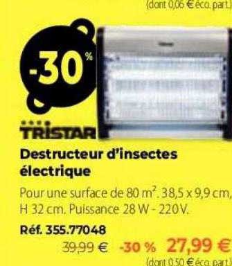 destructeur d'insectes électrique tristar