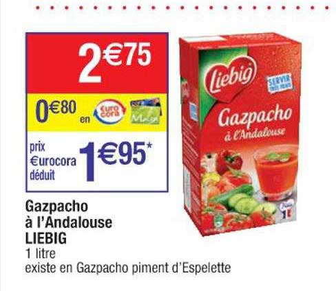 gazpacho à l'andalouse liebig