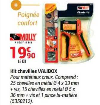 Kit Chevilles Valibox Molly