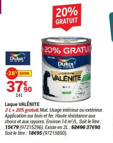 Laque Valénite Dulux