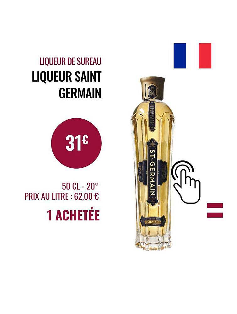 liqueuer de sureau liqueur saint germain