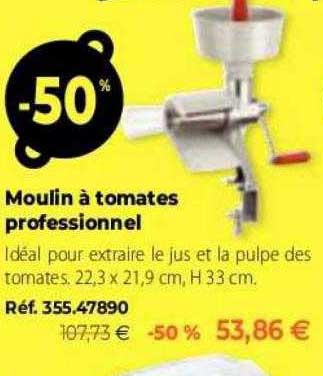 Moulin à Tomates Professionnel