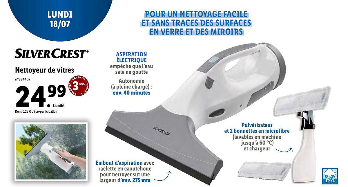 nettoyeur de vitres silver crest