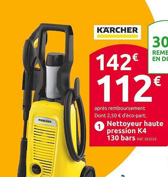 nettoyeur haute pression k4 130 bars k'a'rcher