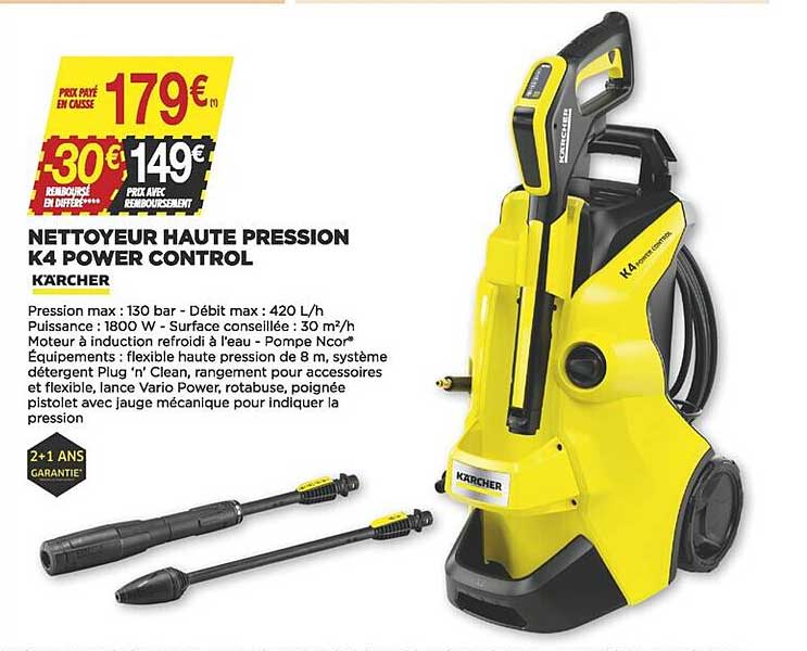 nettoyeur haute pression k4 power control k'a'rcher