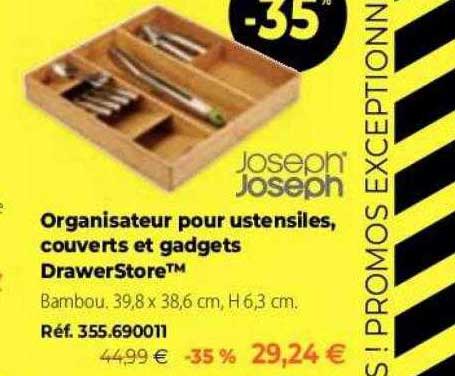 organisateur pour ustensiles couverts et gadgets drawerstore