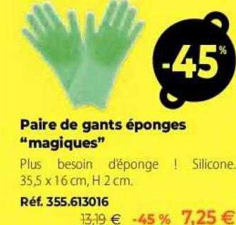 Paire De Gants éponges "magiques"