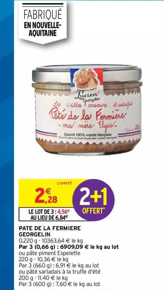 pâté dela fermière georgelin