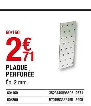 Plaque Perforée