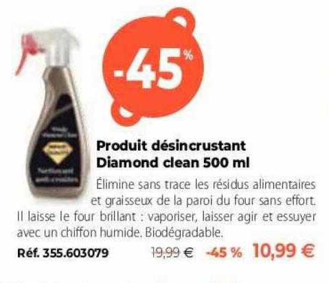 Produit Désincrustant Diamond Clean 500ml