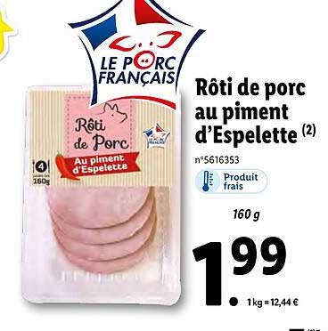 rôti de porc au piment d'espelette