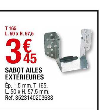 sabot ailes extérieures