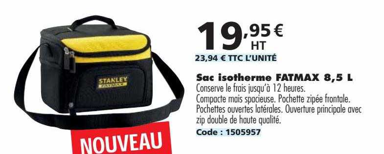 Sac Isotherme Fatmax 8,5l