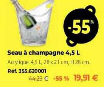 Seau à Champagne 4,5l