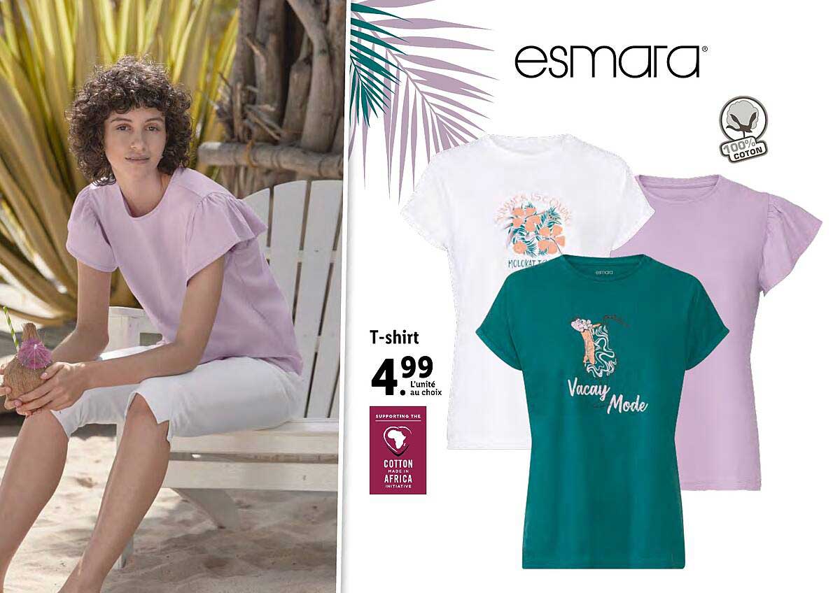 t-shirt esmara