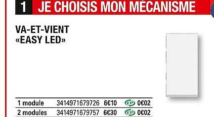 va-et-vient «easy led»