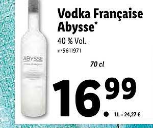 Vodka Française Abysse