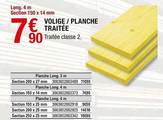 volige-planche traitée