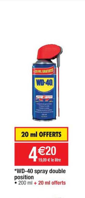 wd-40 spray double position