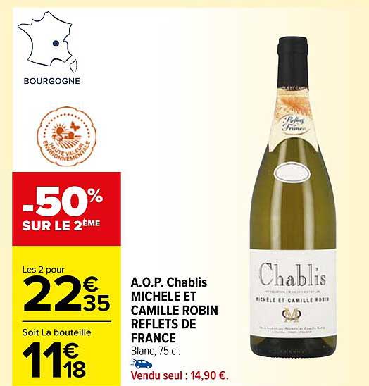 a.o.p. chablis michele et camille robin reflets de france