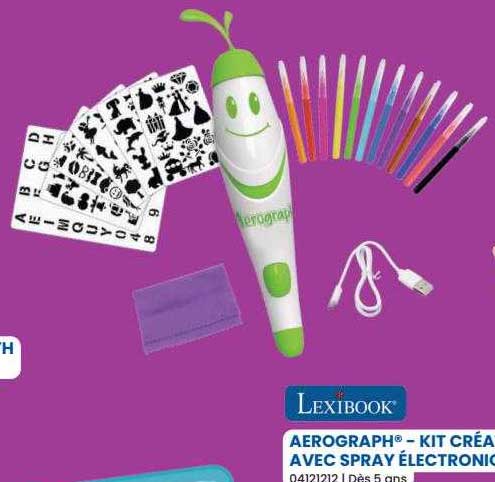 Aerograph - Kit Créatif Avec Spray électronique