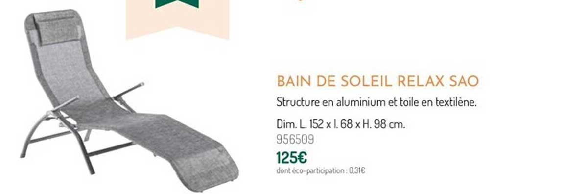 bain de soleil relax sao