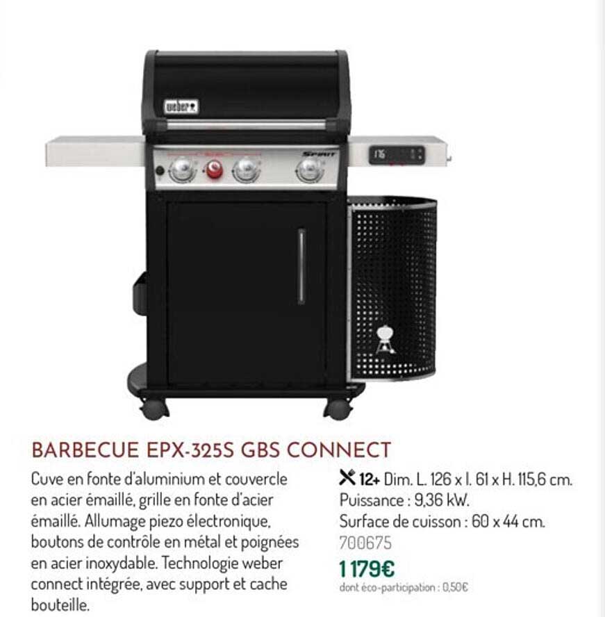 barbecue epx-325s gbs connect