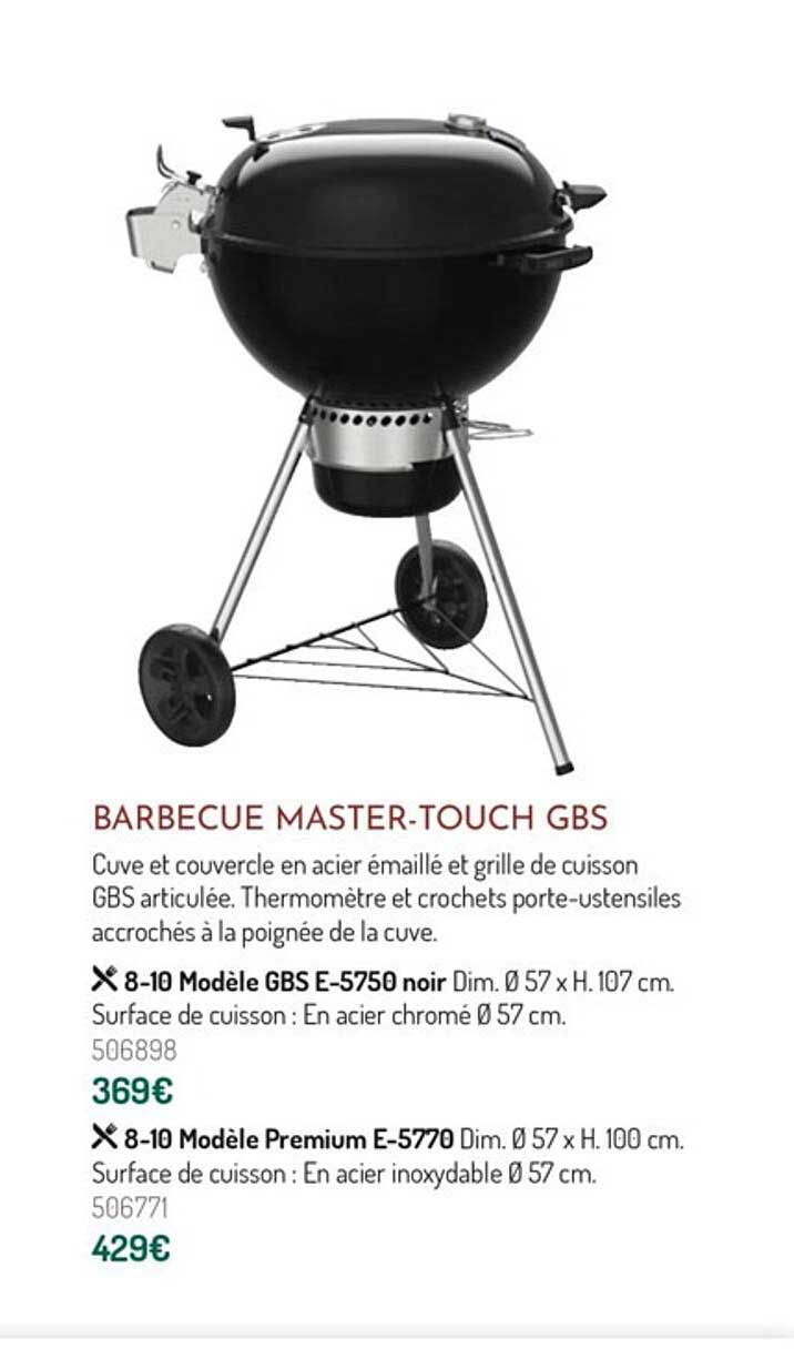 barbecue master-touch gbs