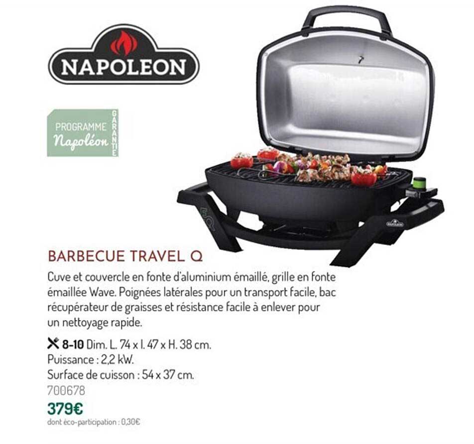 Barbecue Trave Q Napoléon