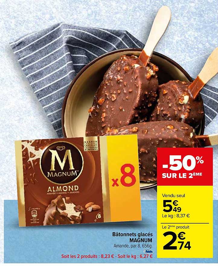 Bâtonnets Glacés Magnum